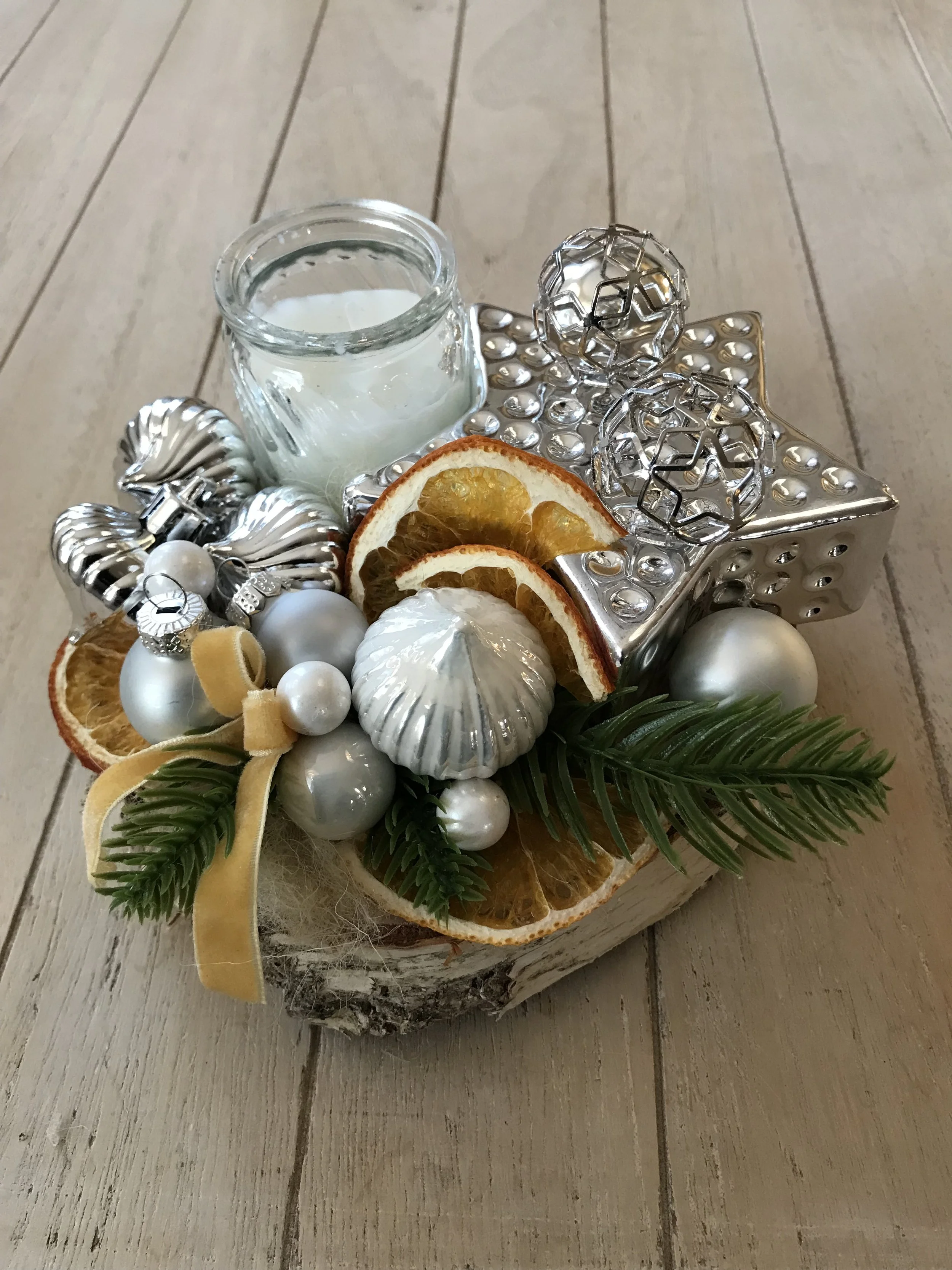 Silver & Orange