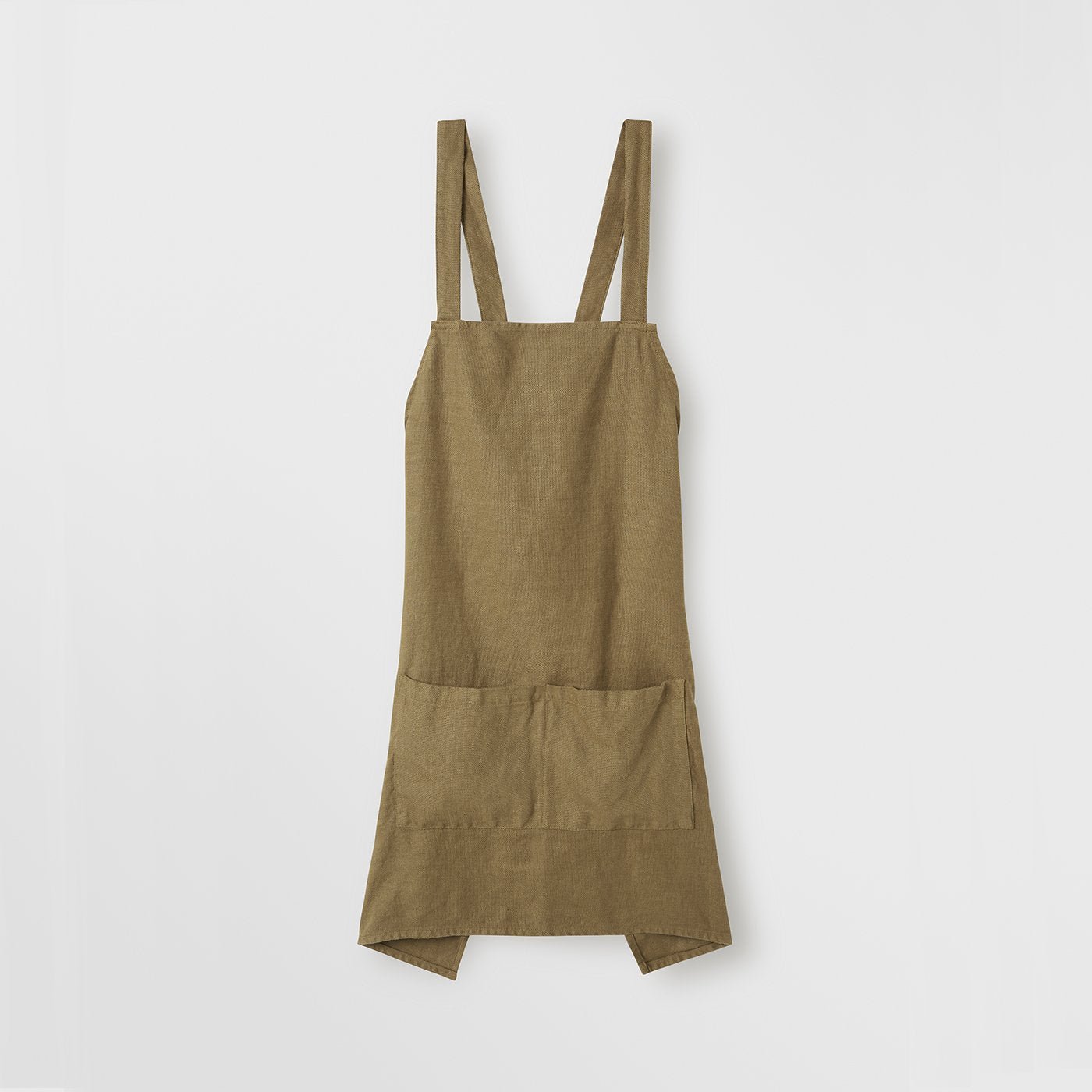 WORSHOP Linen Apron - Olive