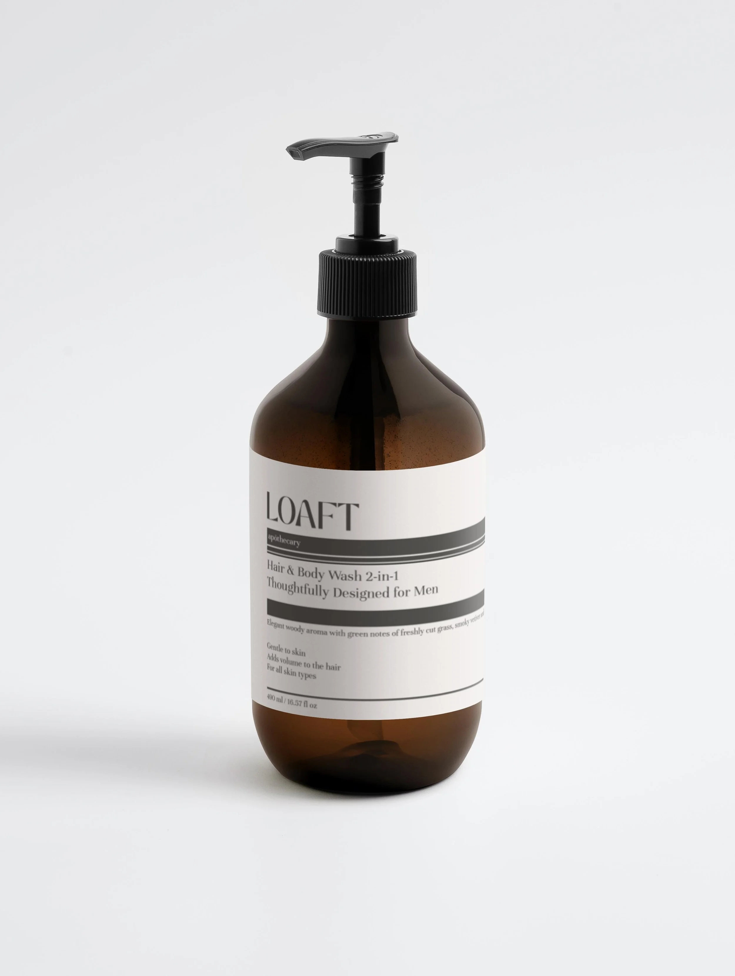 LOAFT Hair & Body Wash Thoughtfully Designed for Men