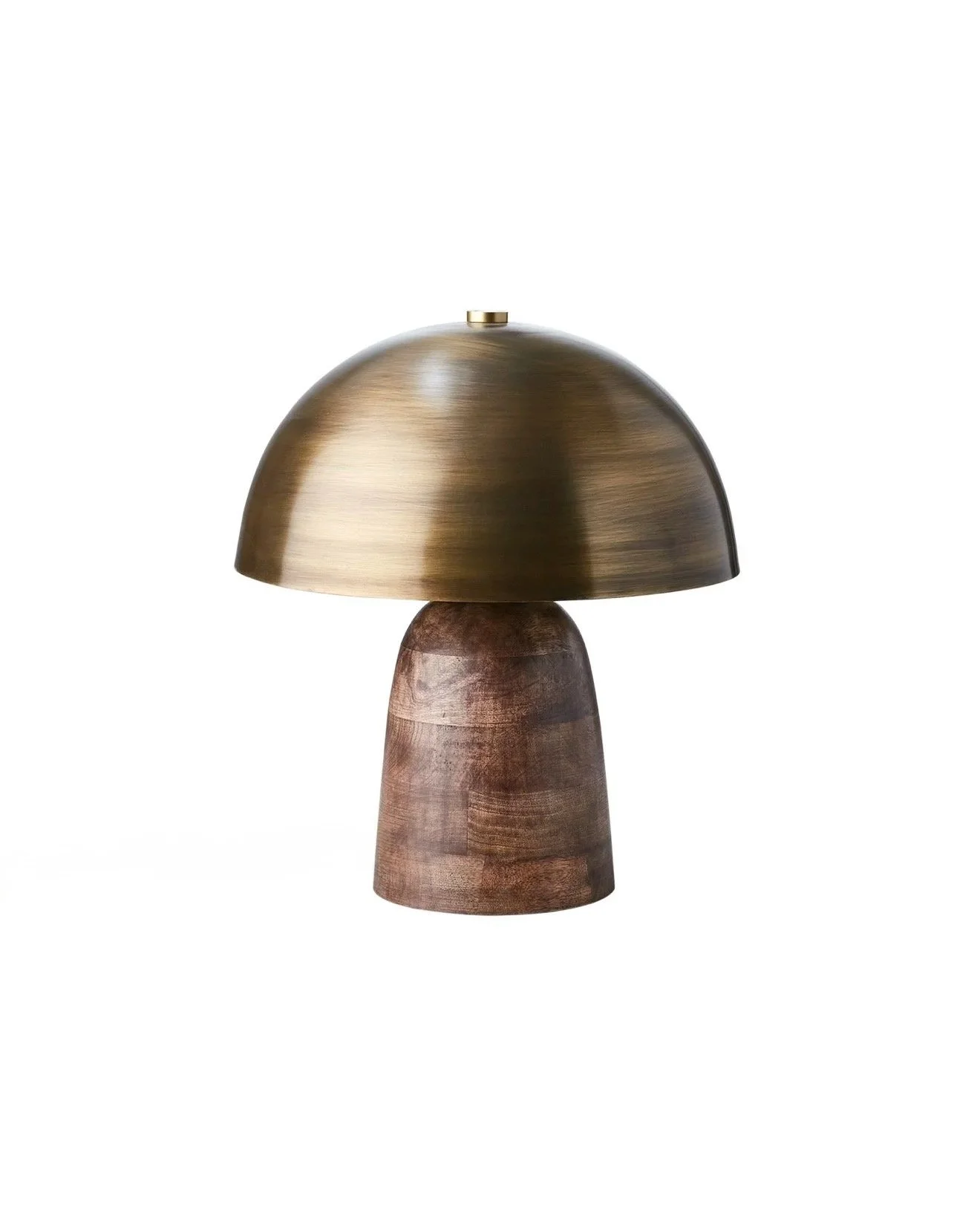 FUNGO Designer Table lamp, Brass / Brown