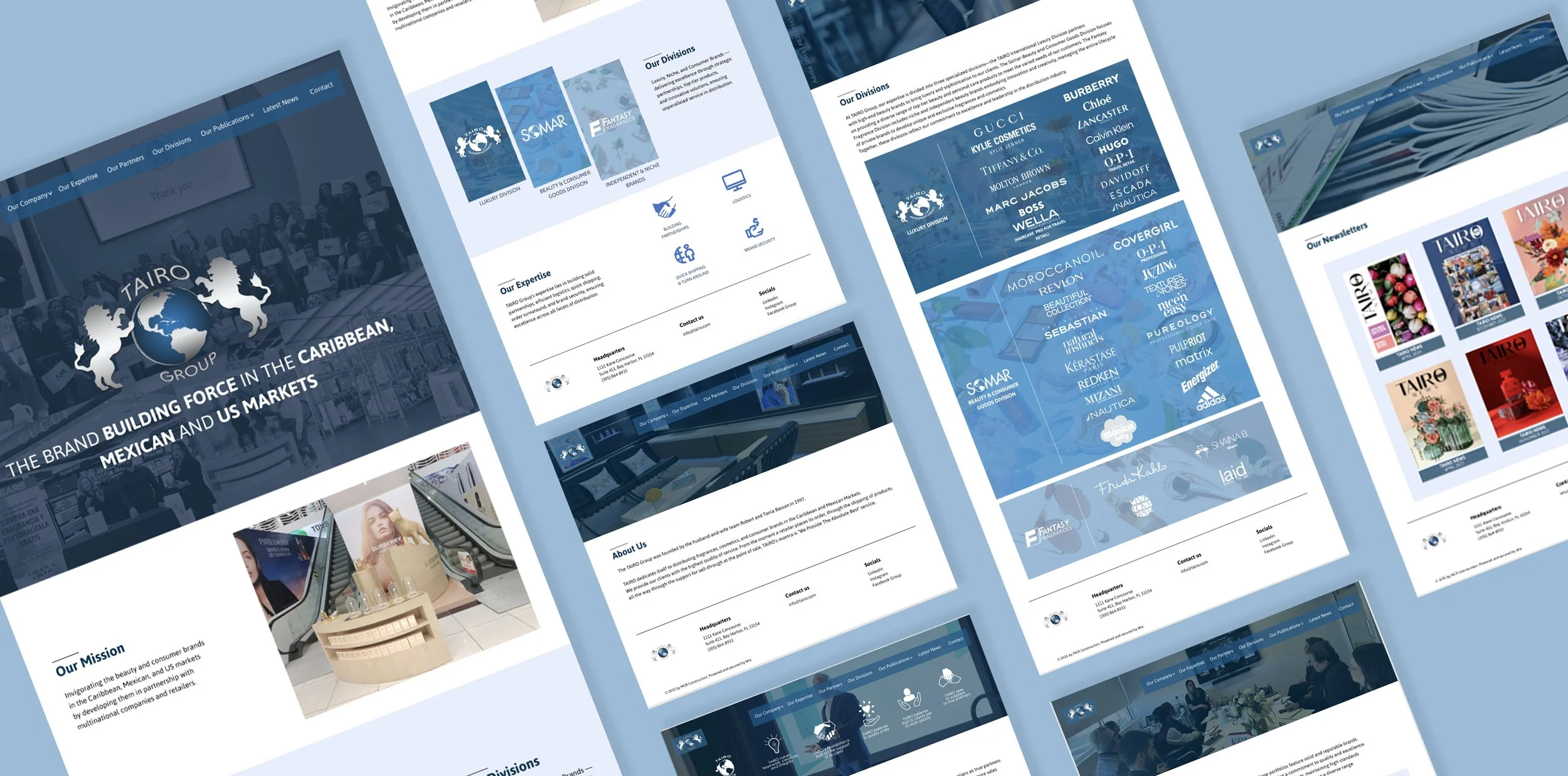 Tairo Group Website Redesign