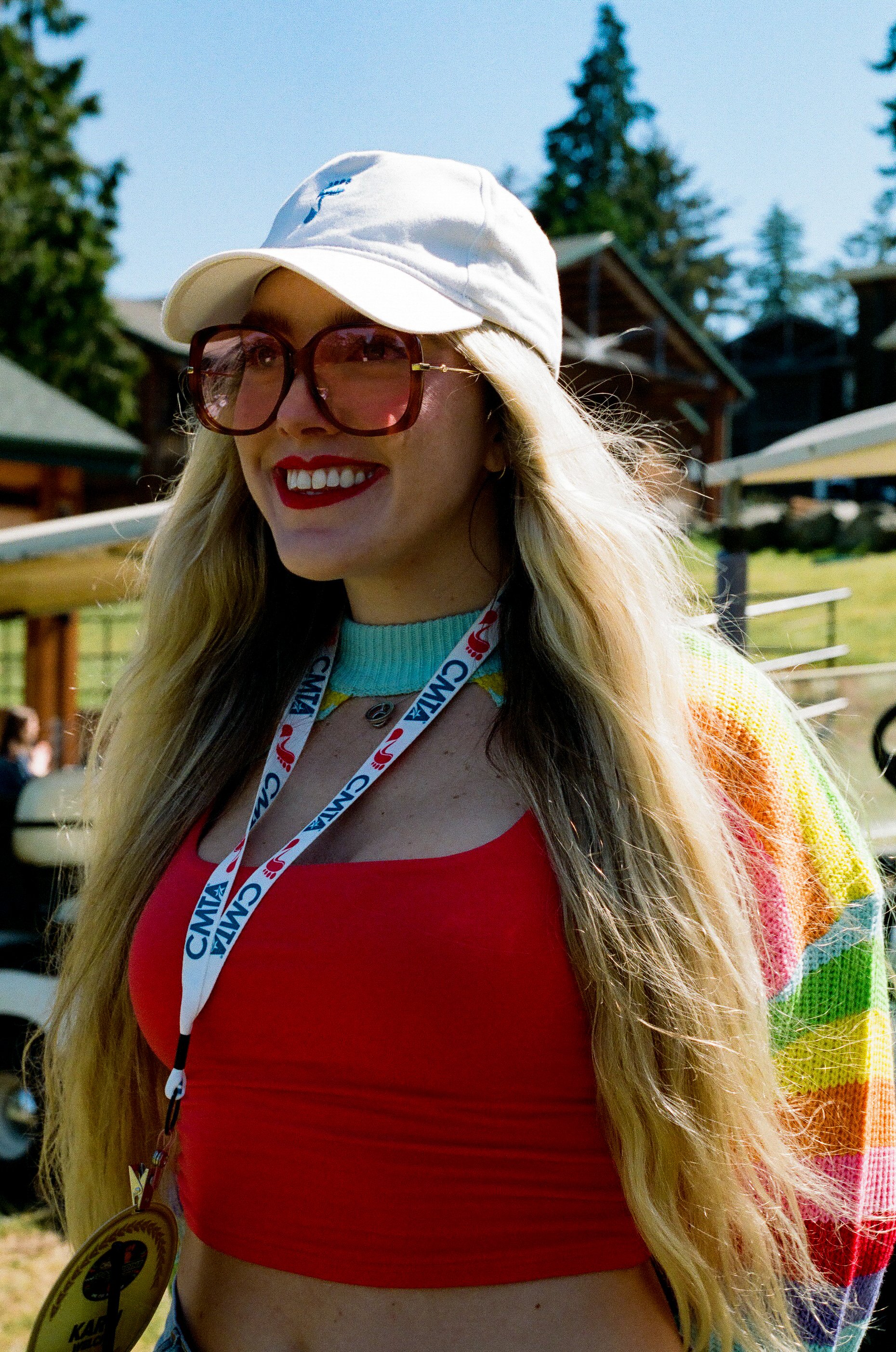 Carly in Oregon - Canon T70 on Portra 400