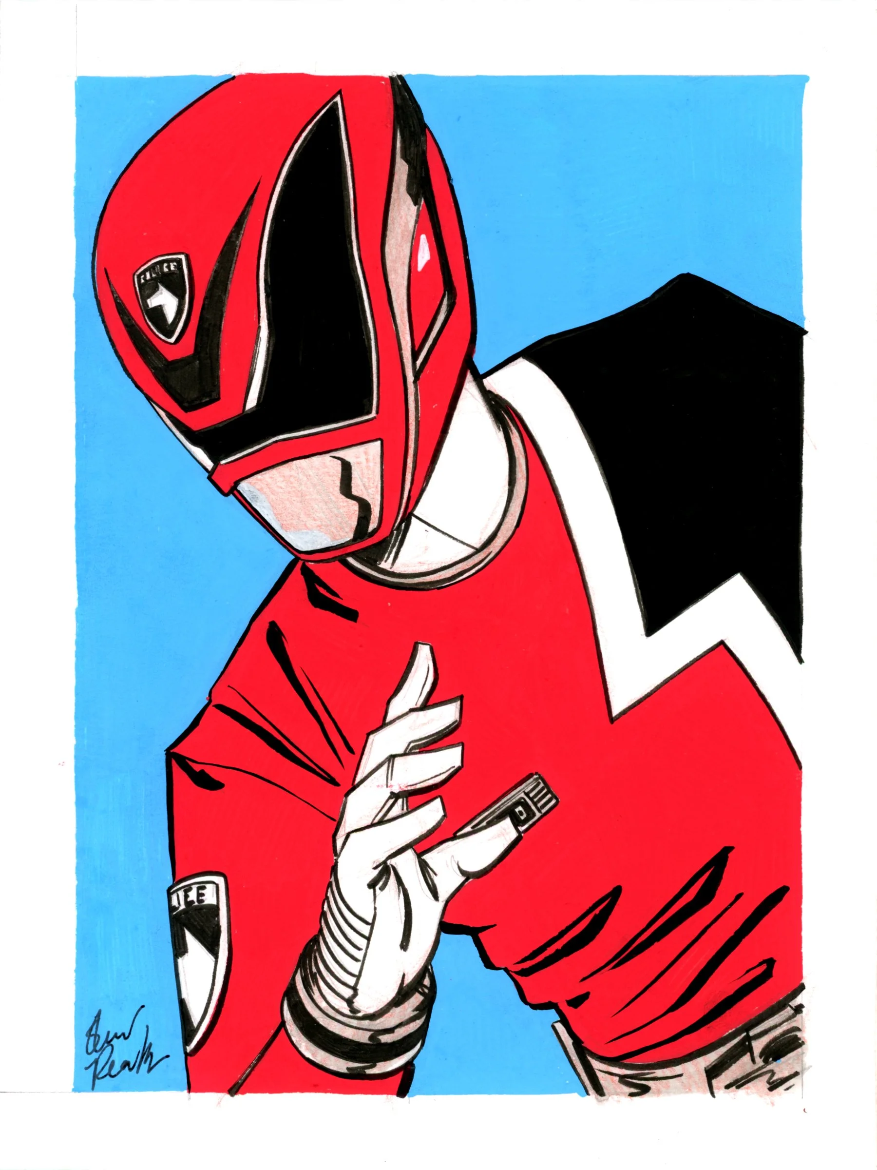 SPD Red - Original Drawing