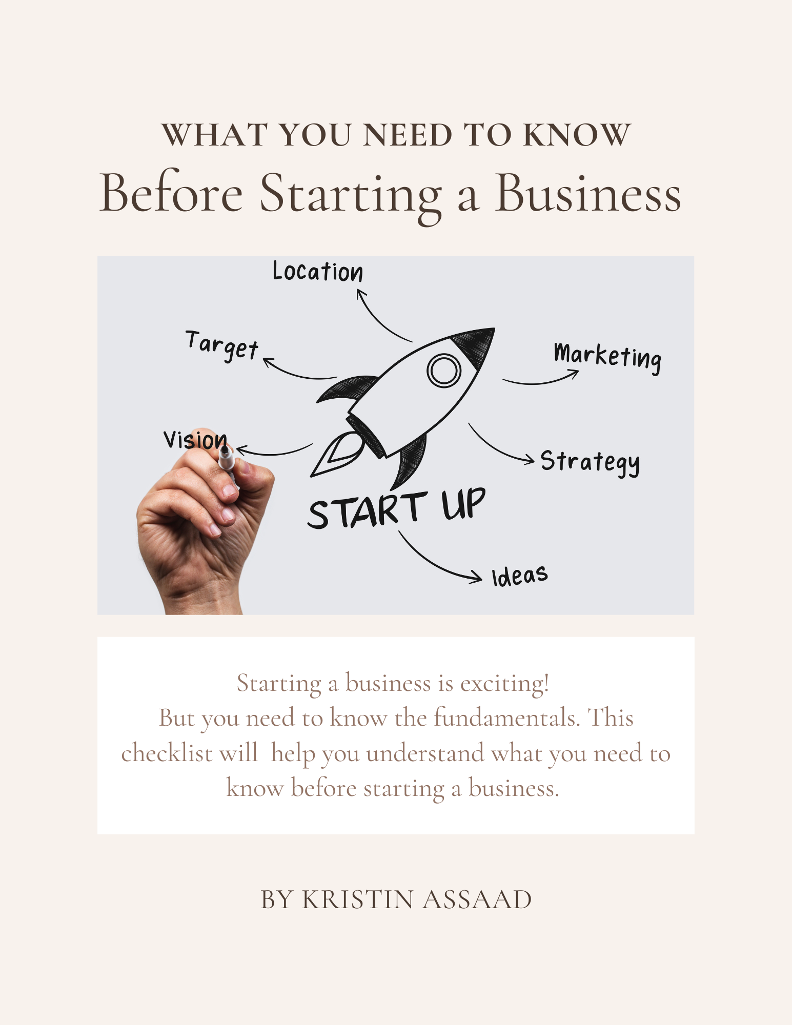 FREE CHECKLIST: What You Need to Know Before Starting a Business
