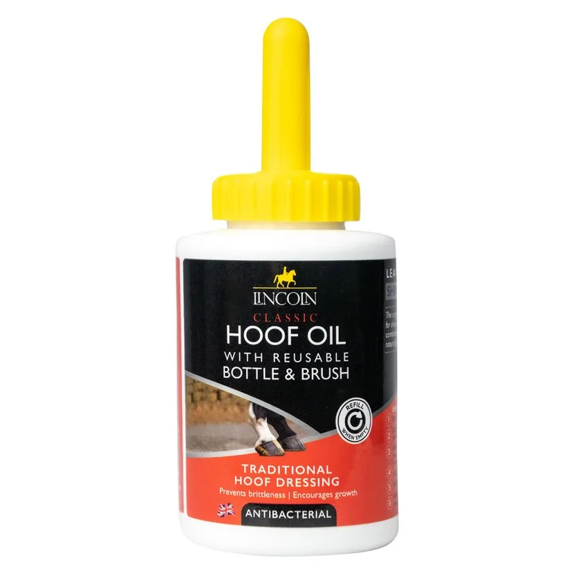Lincoln Classic Hoof Oil With Reusable Bottle & Brush