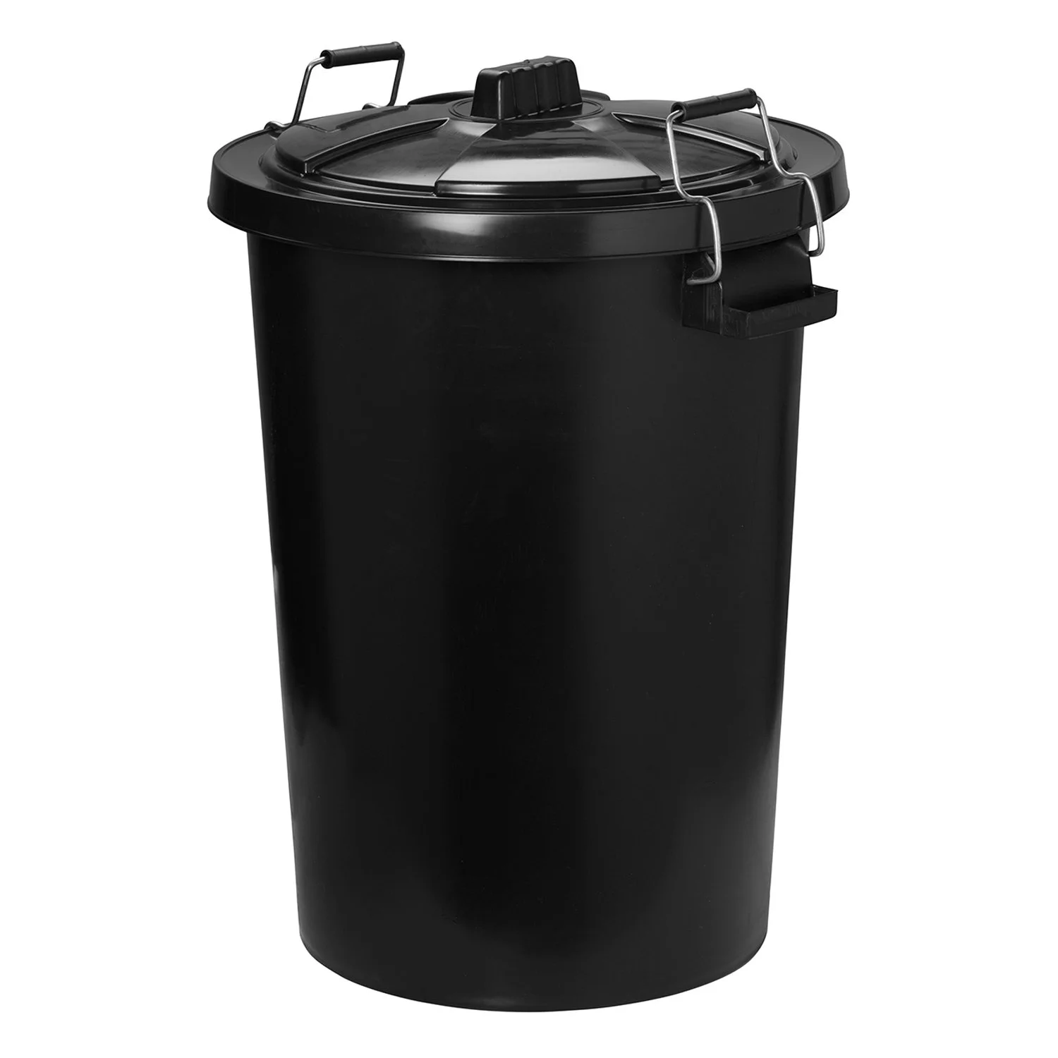 ProStable Dustbin c/w Locking Lid Red - 90 Lt