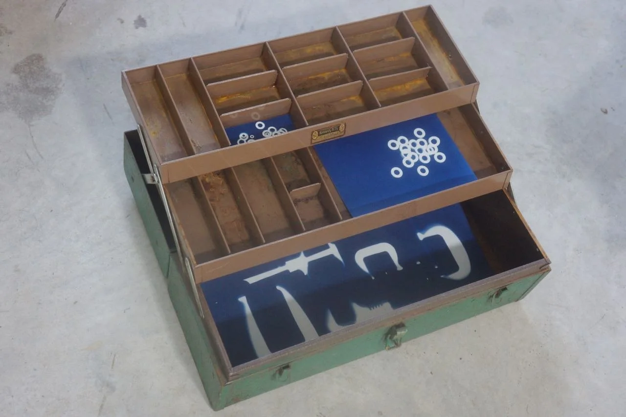 tool box cyanotype