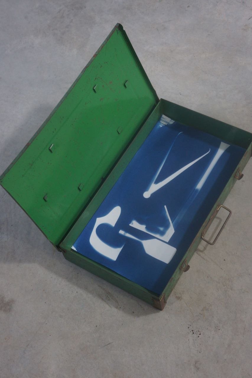 tool box cyanotype