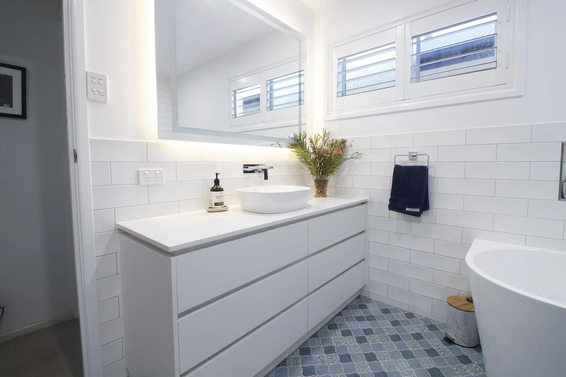 Redcliffe Bathroom project — Inka Interiors Award Winning Kitchen