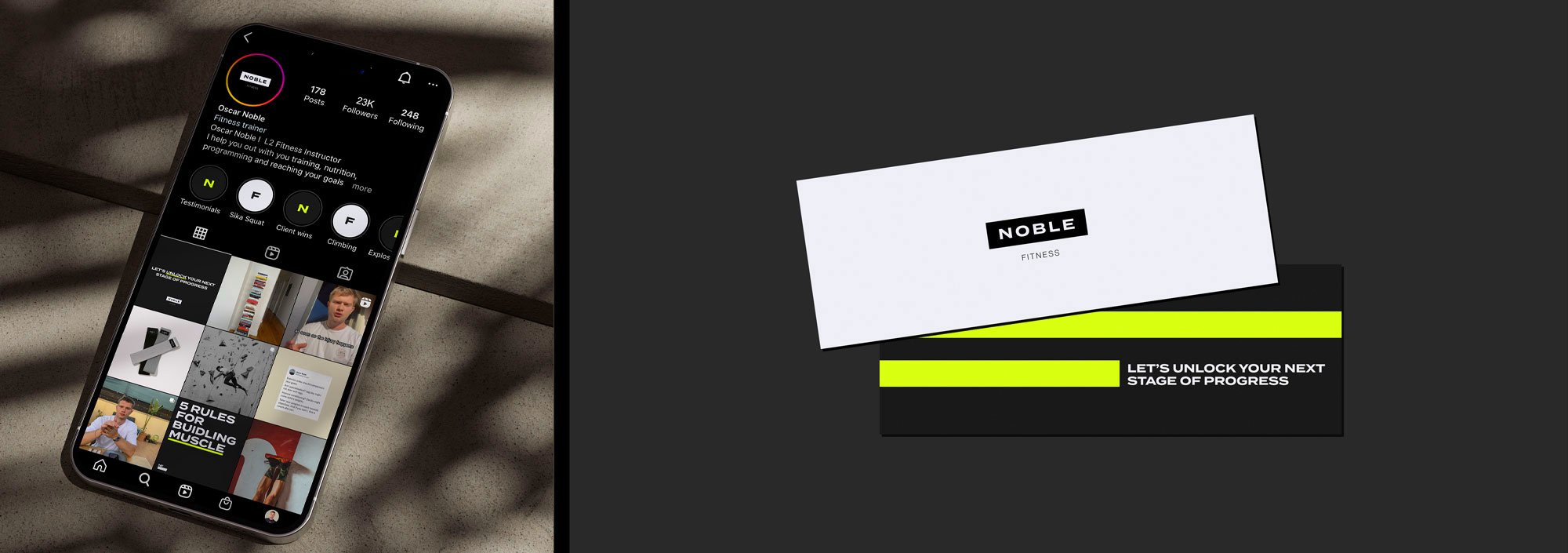 Noble Fitness Brand Identity