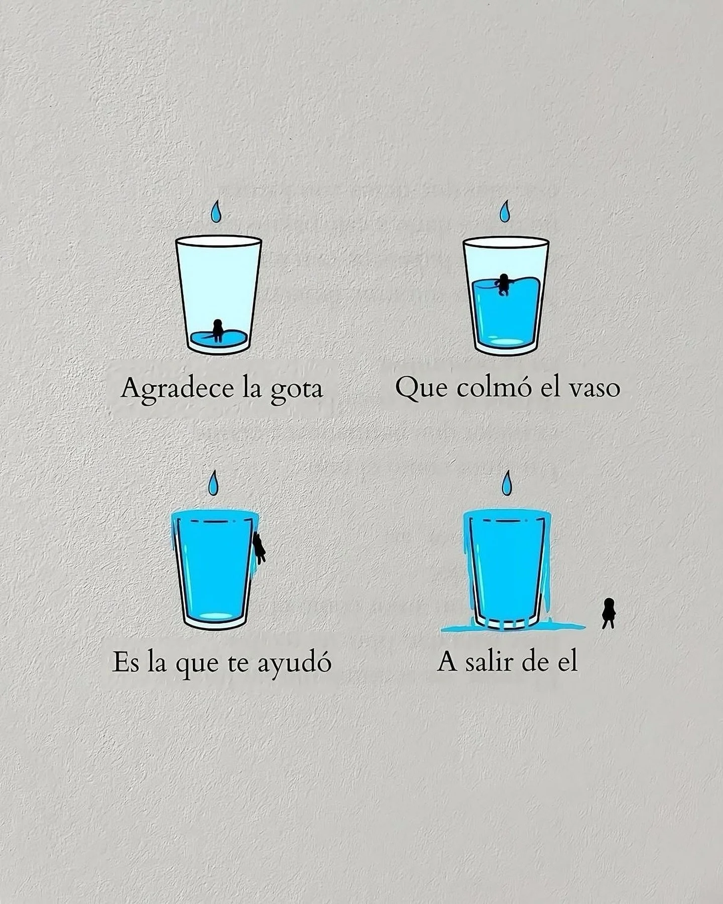 Casi siempre vemos esa &ldquo;gota que colm&oacute; el vaso&rdquo; como algo malo, como algo que nos hace rebentar. Pero muchas veces es algo bueno, porque es justo lo que necesitabas para moverte, para darte cuenta, para despertar, para cambiar algo