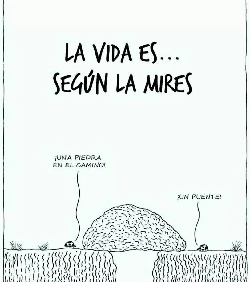 Casi siempre vemos una piedra en el camino.
Ll&aacute;male obst&aacute;culo.
O problema.
O algo que nos frena.

Pero otras veces, lo mismo puede convertirse en un puente:

Un s&iacute;ntoma que parece un tocapelotas&hellip; termina siendo el mensaje 