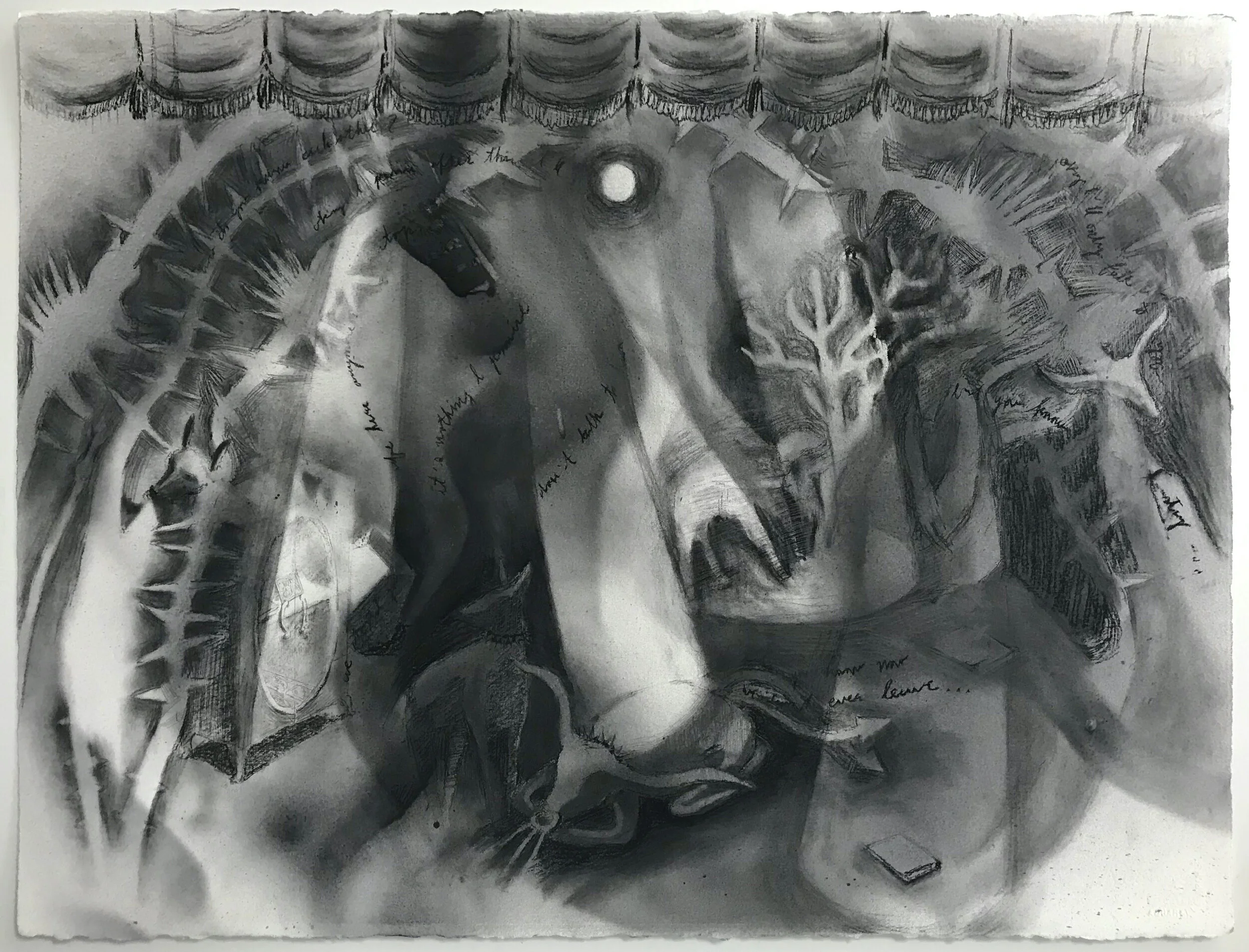  This is a drawing I made in my room during COVID-19. I've been trying to make a computer game, so the images are taken from that. 