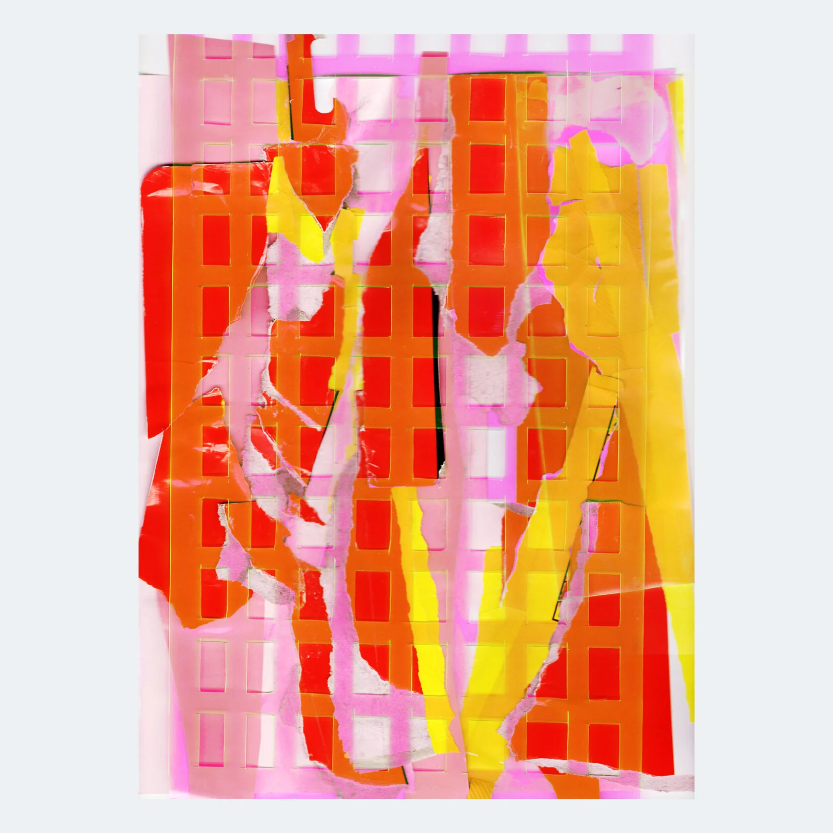  After a month of lockdown I started a series of collages made from and with what I was able to find in my recycling bins.  