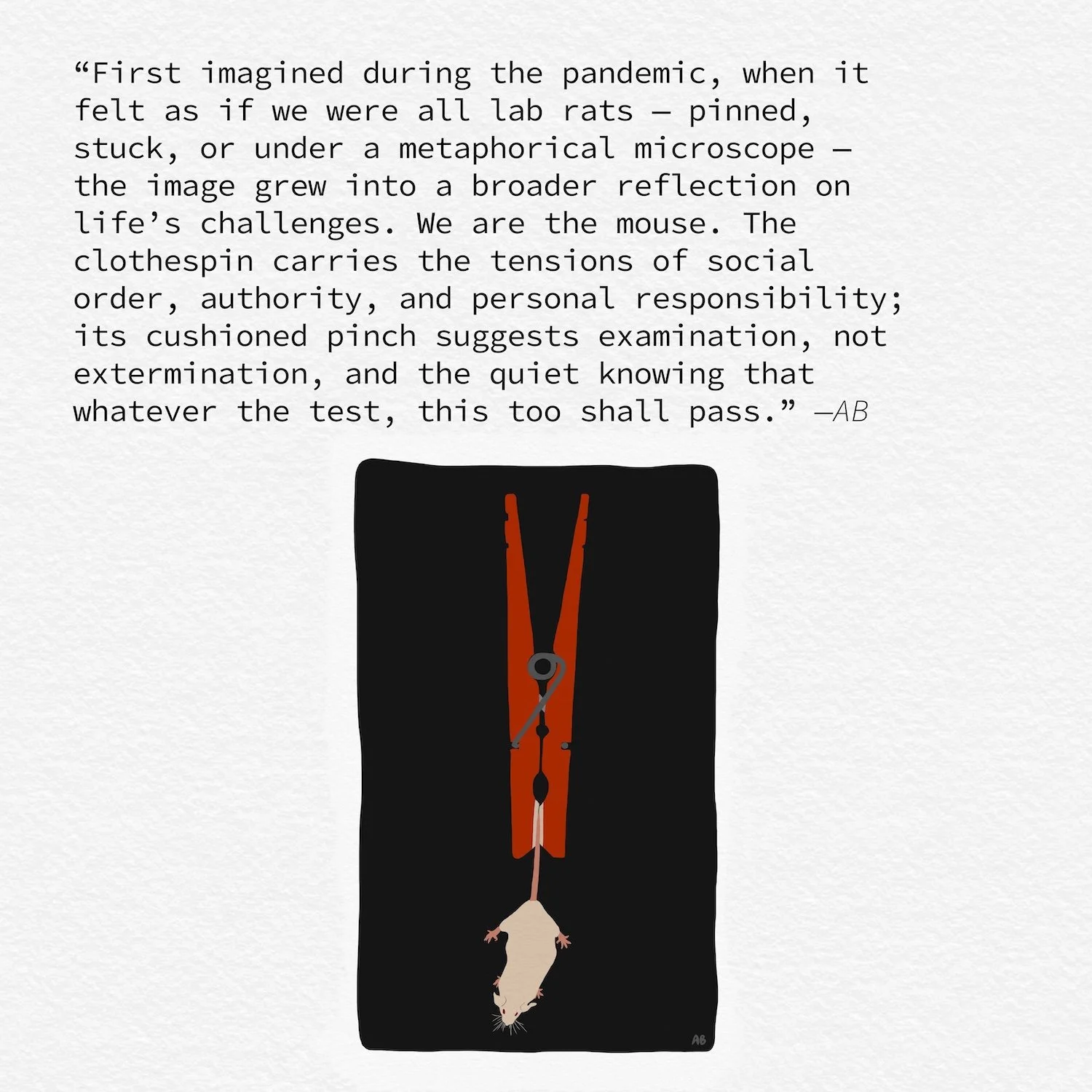 Pinned Lab Rat aka We Are the Mouse Narrative Blurb.jpg