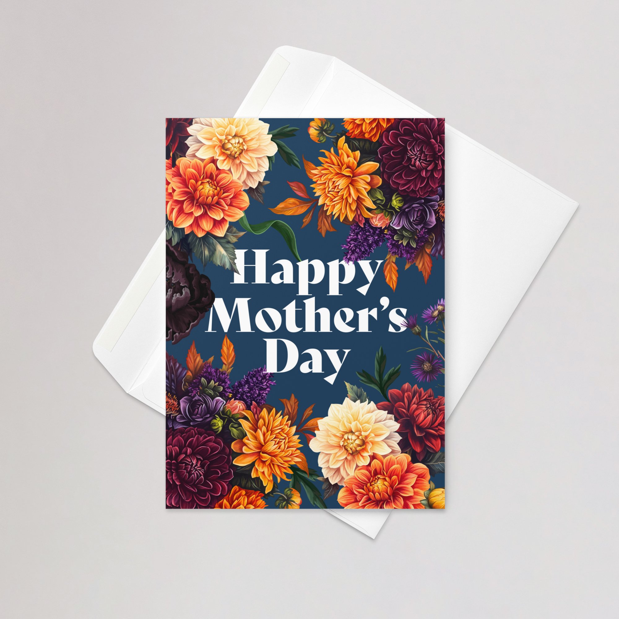 Mother’s Day Dahlia Card