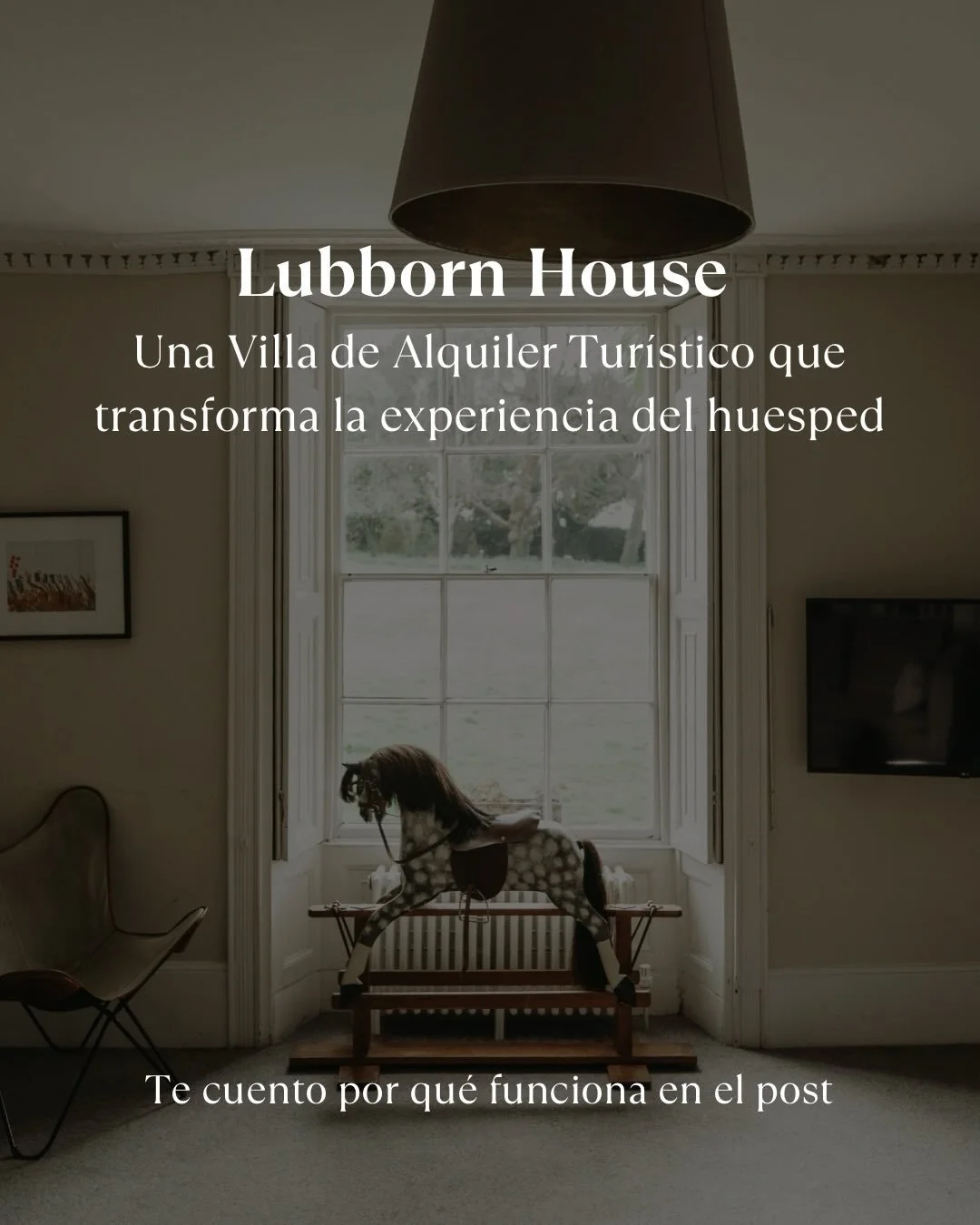 El a&ntilde;o pasado conoc&iacute; Lubborn House, una villa de alquiler exclusivo en la campi&ntilde;a inglesa.
Y s&iacute;: es una aut&eacute;ntica belleza.

Porque la belleza de un activo tur&iacute;stico importa. Mucho.
Es la base de nuestro traba
