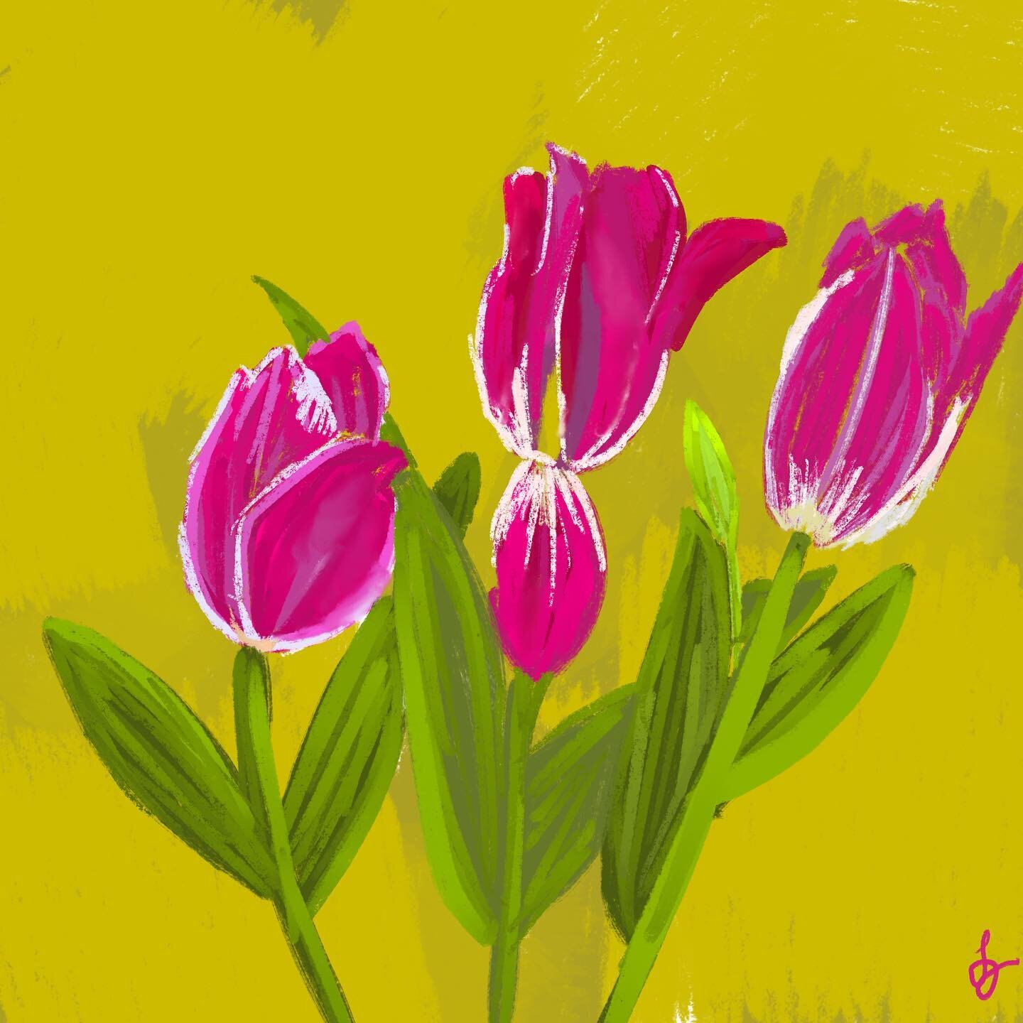 Happy weekend!!! 

Tulips inspired by real ones at the U.S. Botanical Garden 

70/100 #100DaysInMYStudioJG