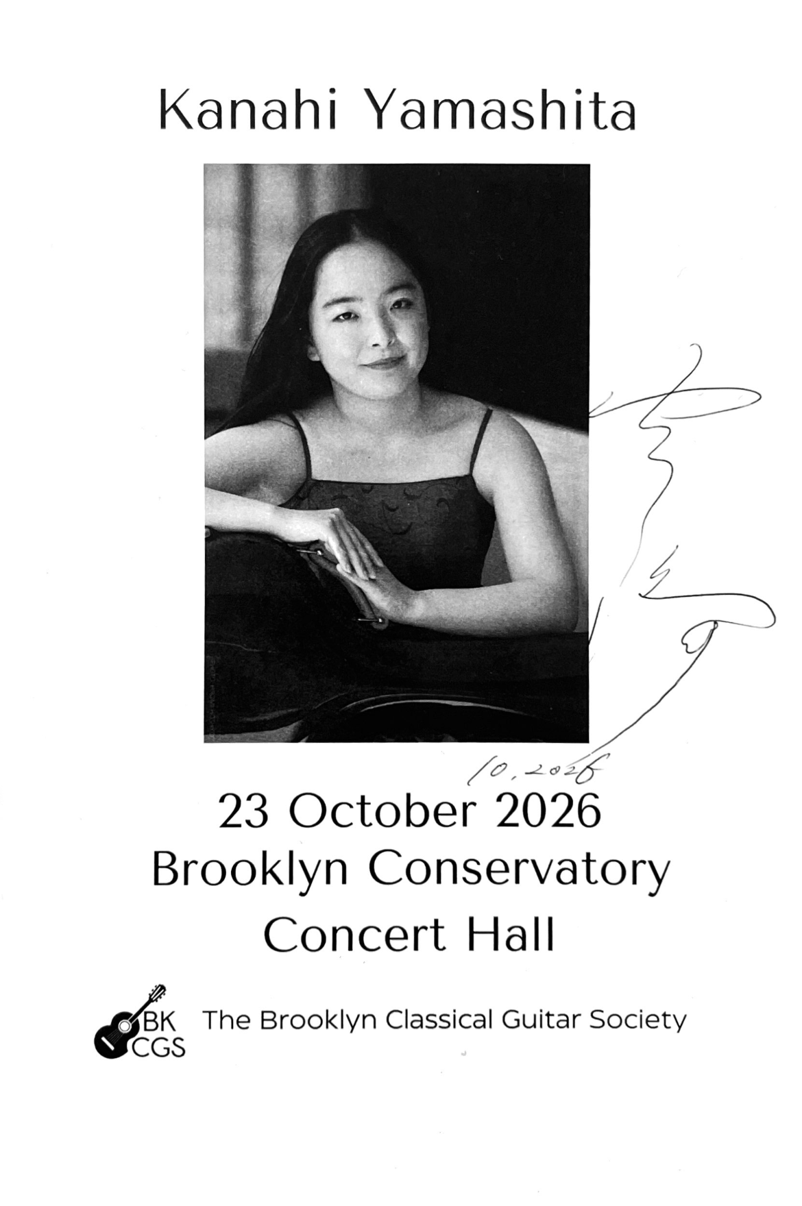 10/23/2026 Kanahi Yamashita