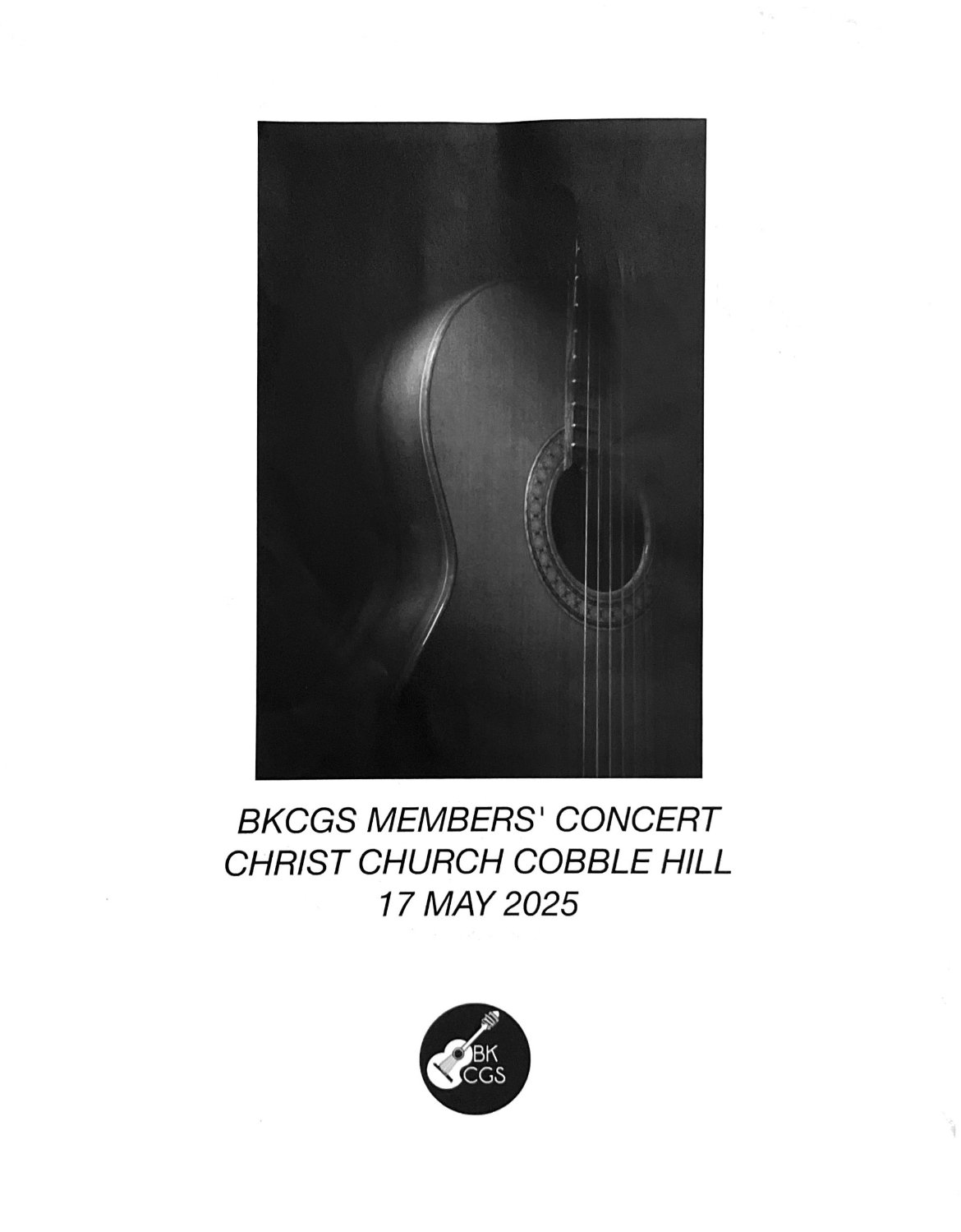 5/17/25 BKCGS Members' Concert