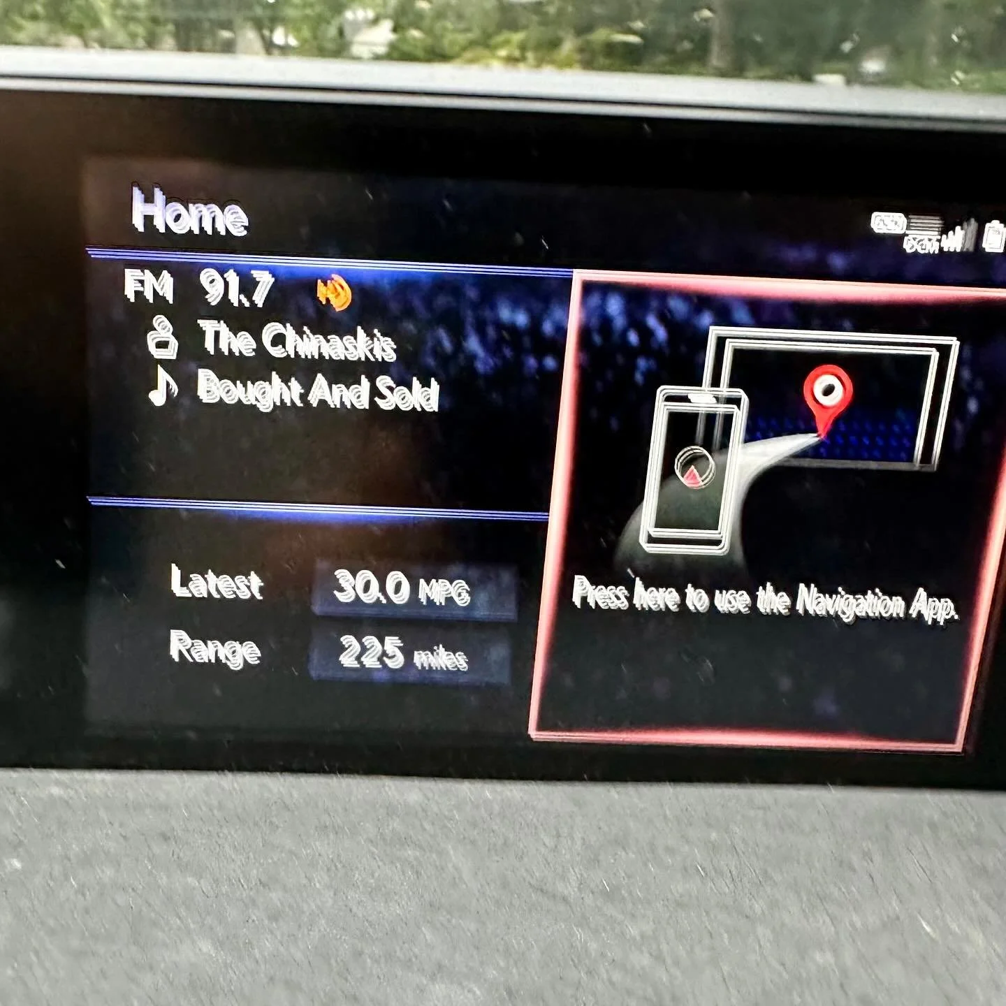 One of the highlights of being a songwriter is getting photos and texts like this every so often, when friends and fans of the band are out driving and our song comes on the radio.

When I first knocked out &ldquo;Bought and Sold&rdquo; on an acousti