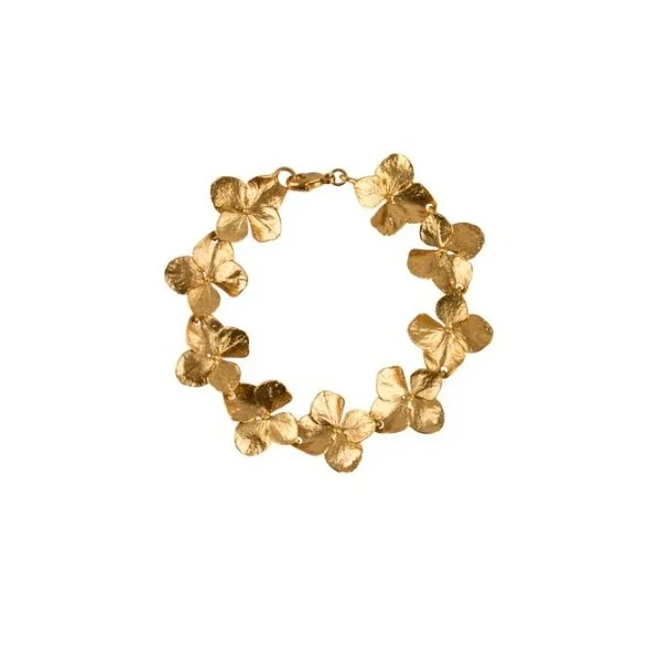 Hydrangea Bracelet gold Weston Table