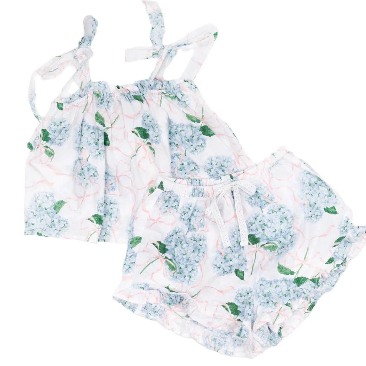 8 Oak Lane hydrangea pajama set