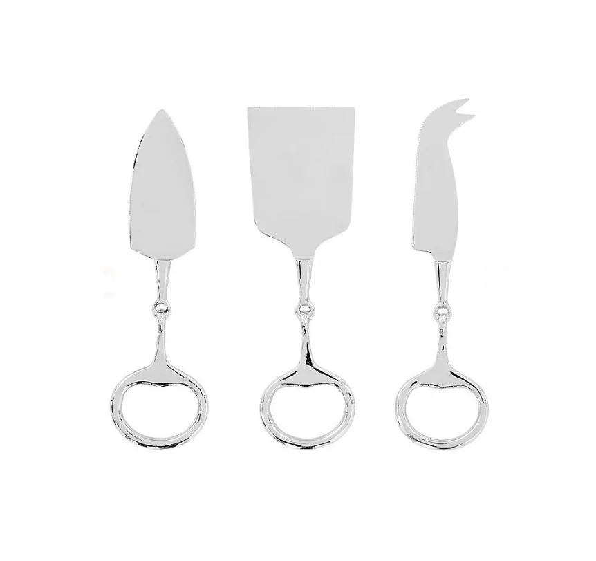 Ballard Designs Carson Kressley Snaffle Bit Cheese Knives