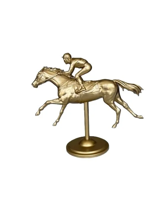 Design Hivery Etsy Derby Horse and Jockey Centerpiece