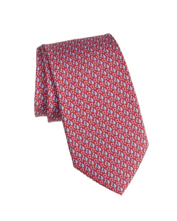 Ferragamo Equestrian Silk Tie