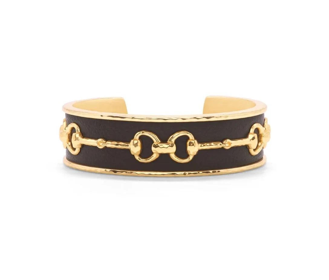 Juliska Equestrian Snaffle Bit Cuff bracelet in Espresso