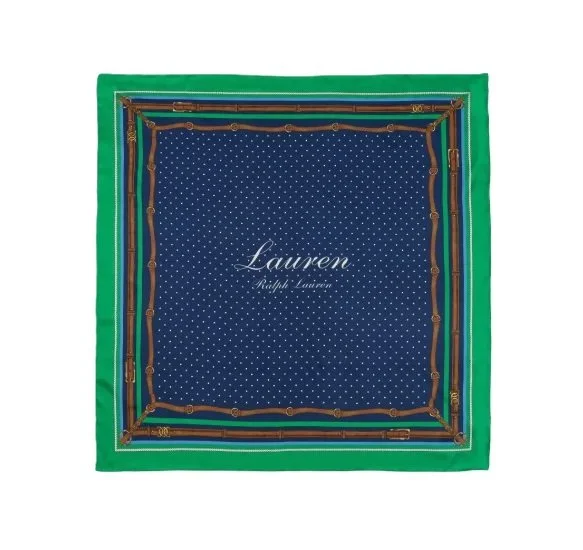 Lauren Ralph Lauren Green square scarf