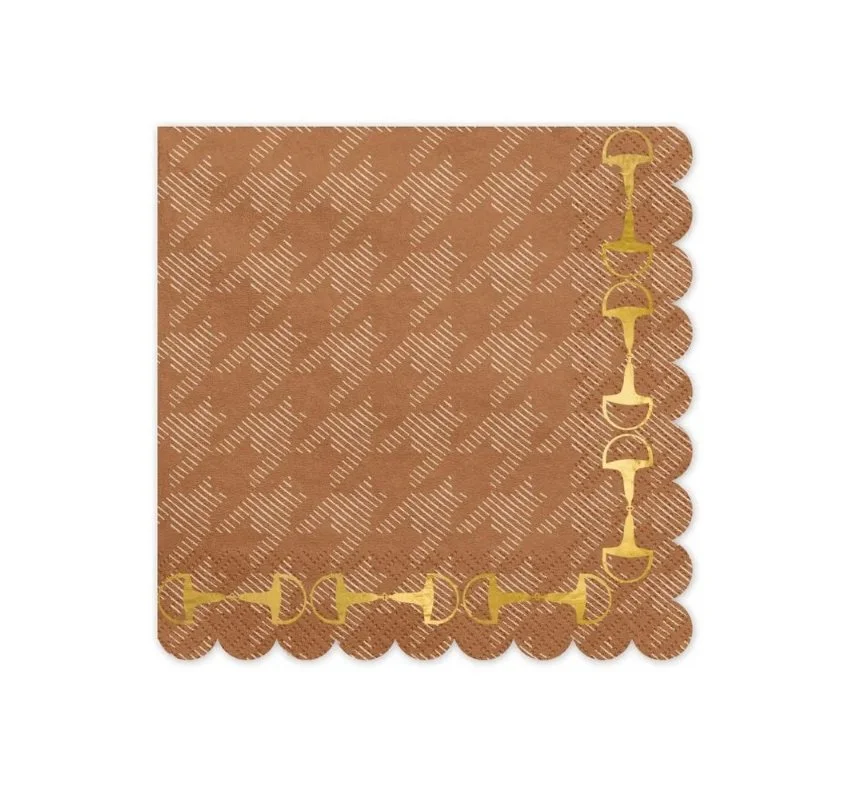 Luck and Luck Etsy Paper Horsebit Napkins