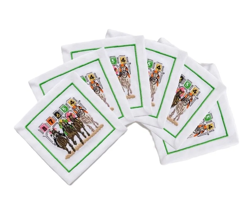 Pomegranate Cocktail Napkin set of 6