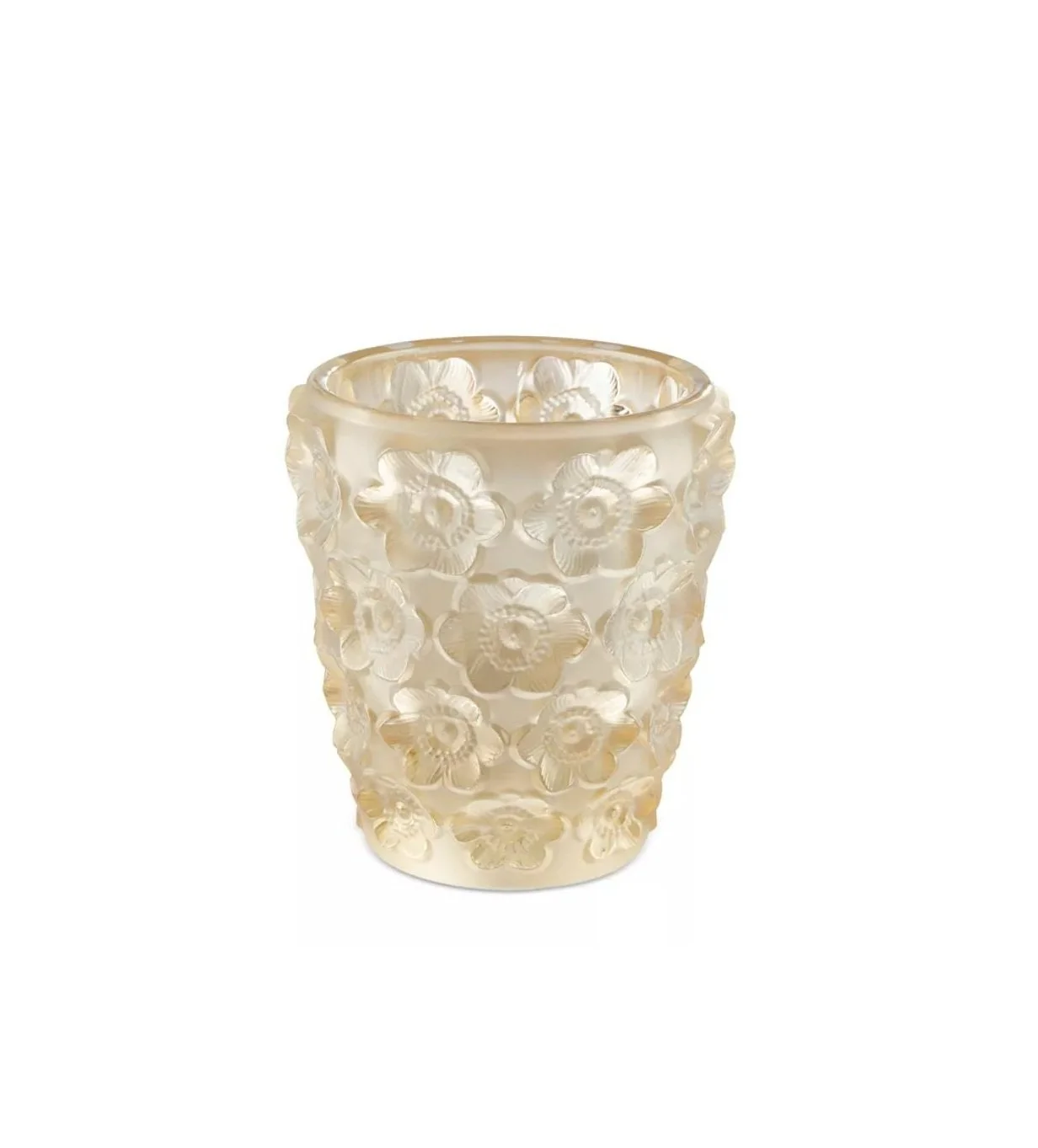 Lalique Anemones votive in gold Bloomingdales