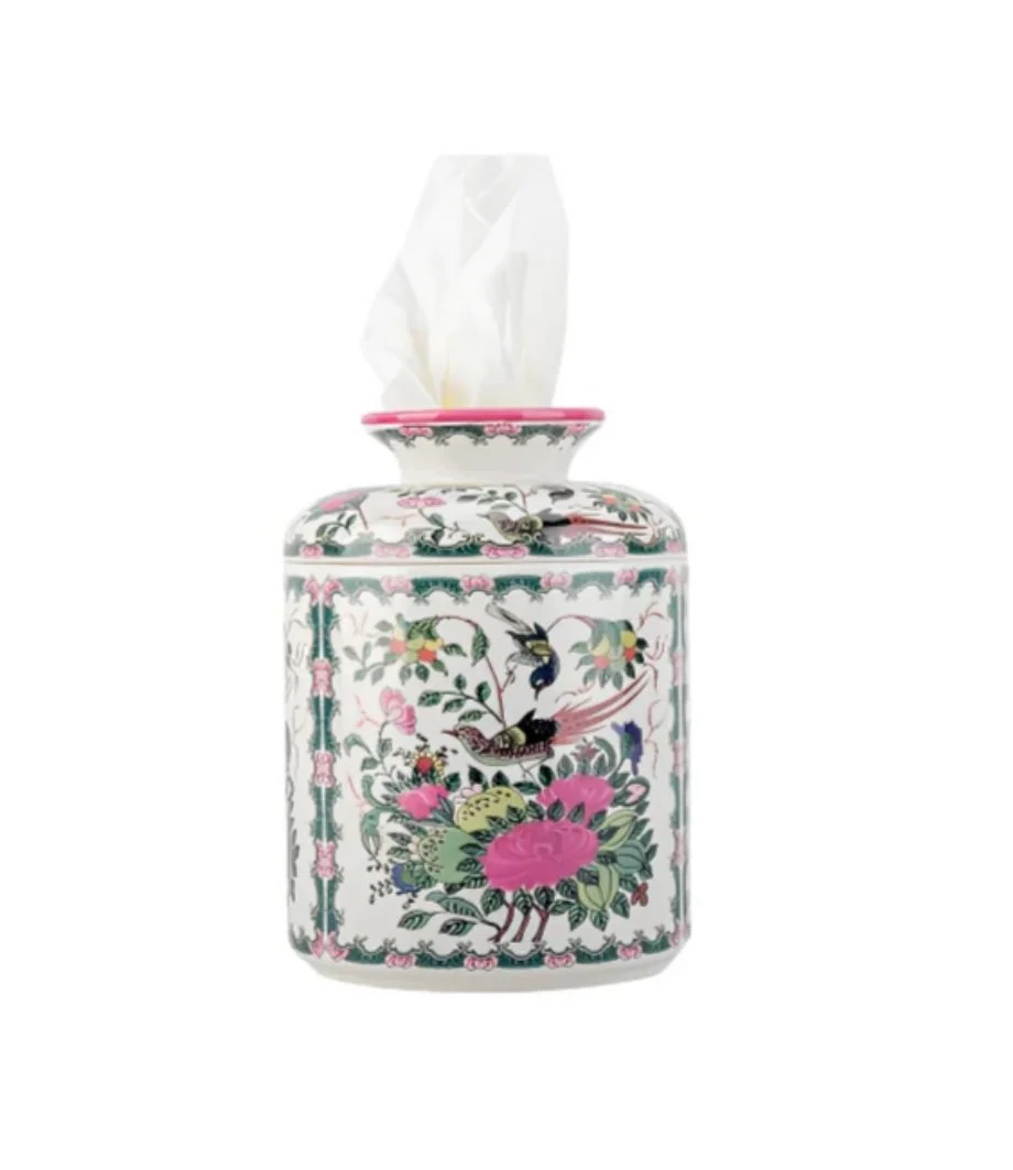 Rose Canton Tissue Cover Affordably Chic Art