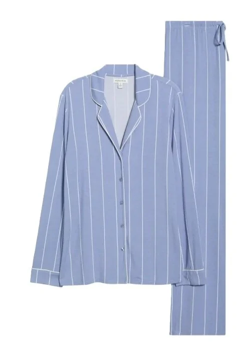 Blue and White striped Pajama set Nordstrom