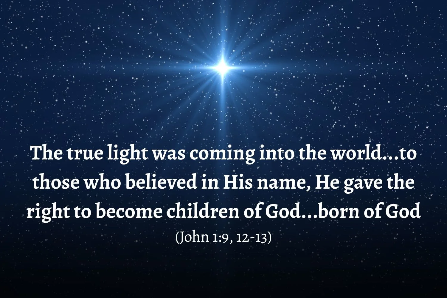 Jesus Was Born So You Can Be Reborn