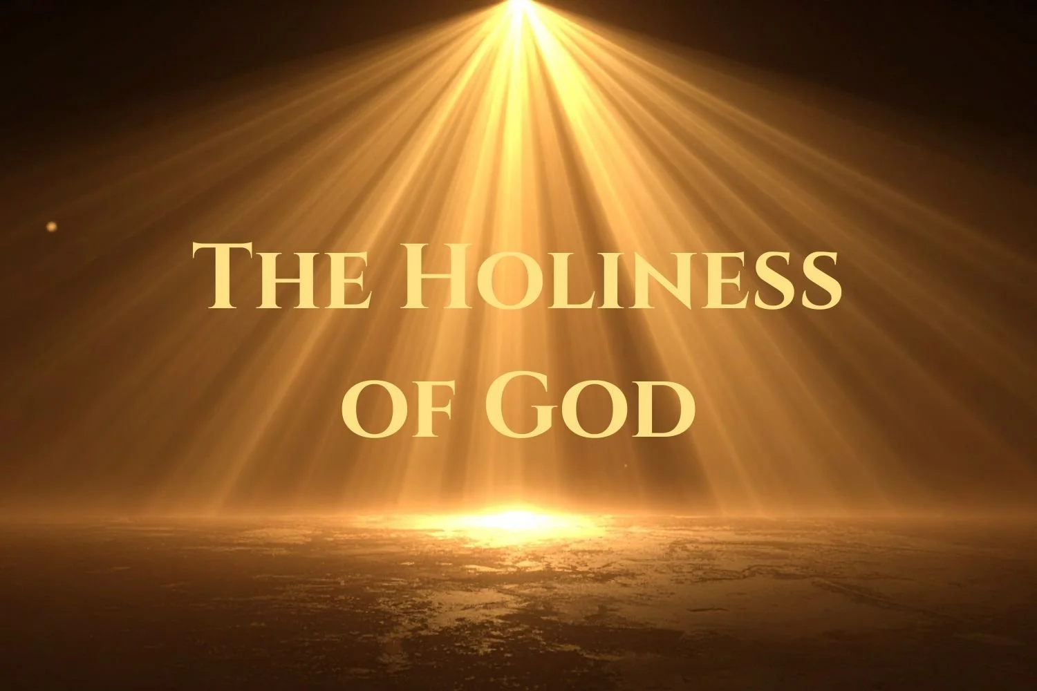 Gods Holiness