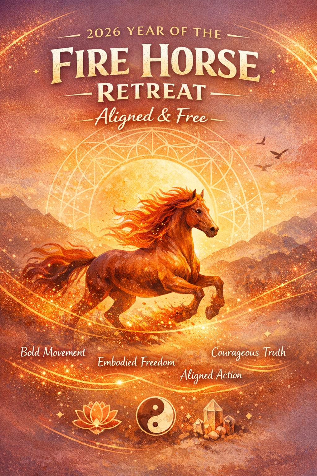 Step Into Alignment: 2026 Fire Horse Mini Retreat