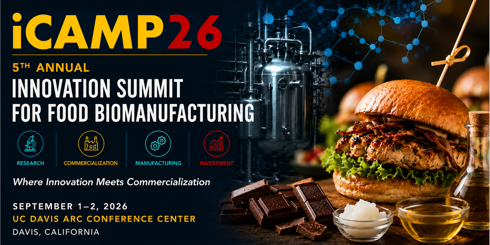 5th Annual iCAMP26 Innovation Summit for Food Biomanufacturing