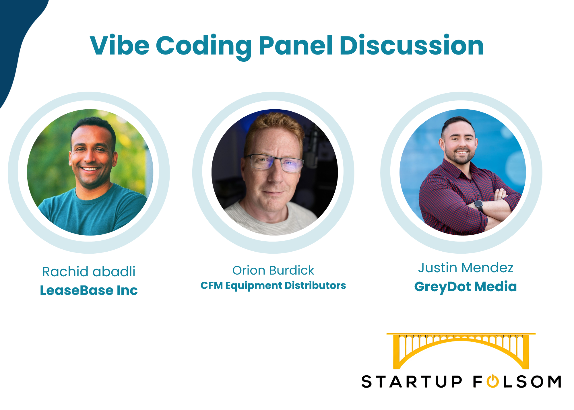 Startup Folsom Vibe Coding Panel Discussion