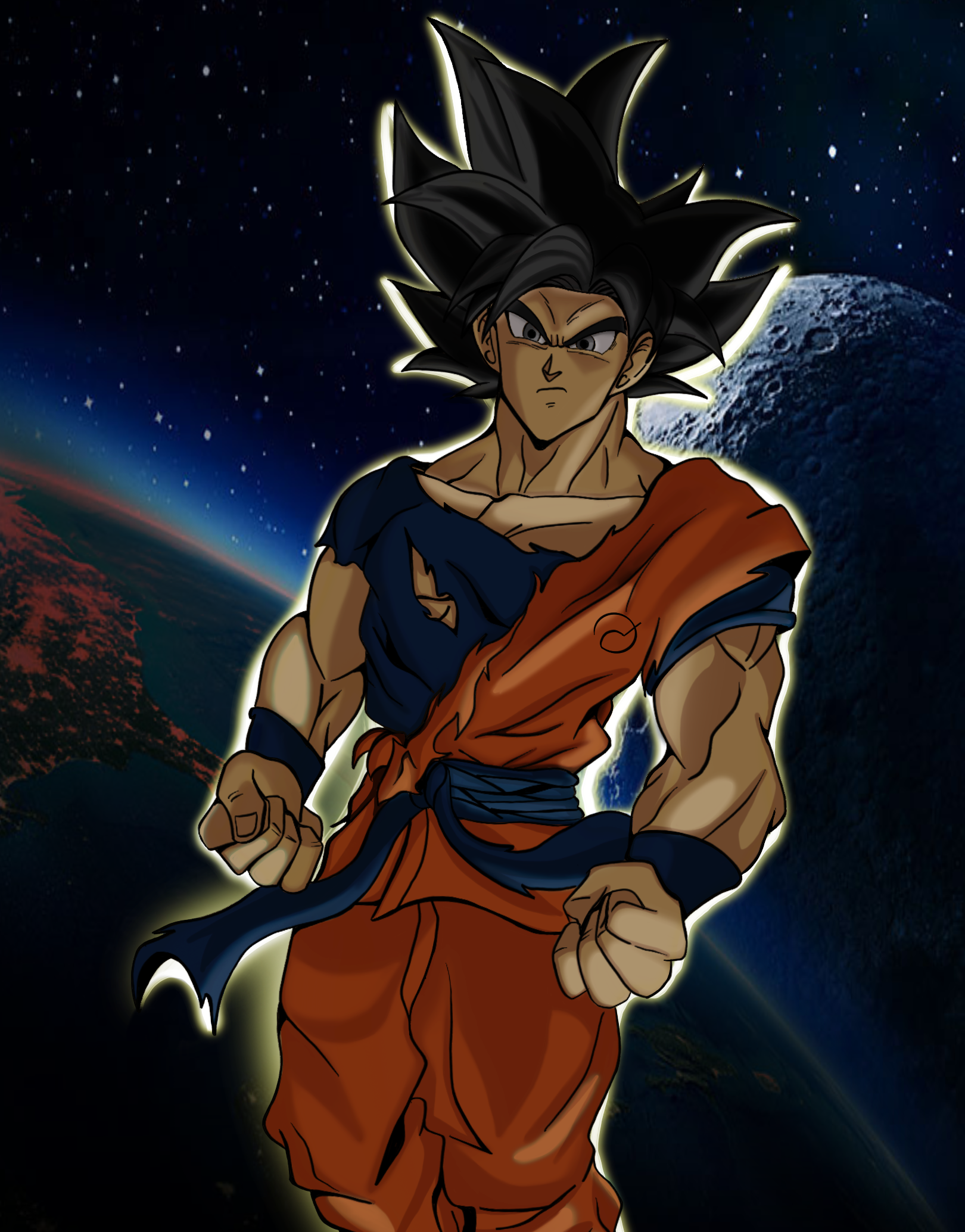 Ultra-Instinct Goku - Art Print