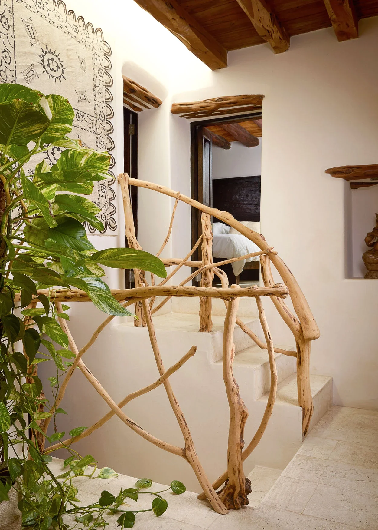 Railing and stairs