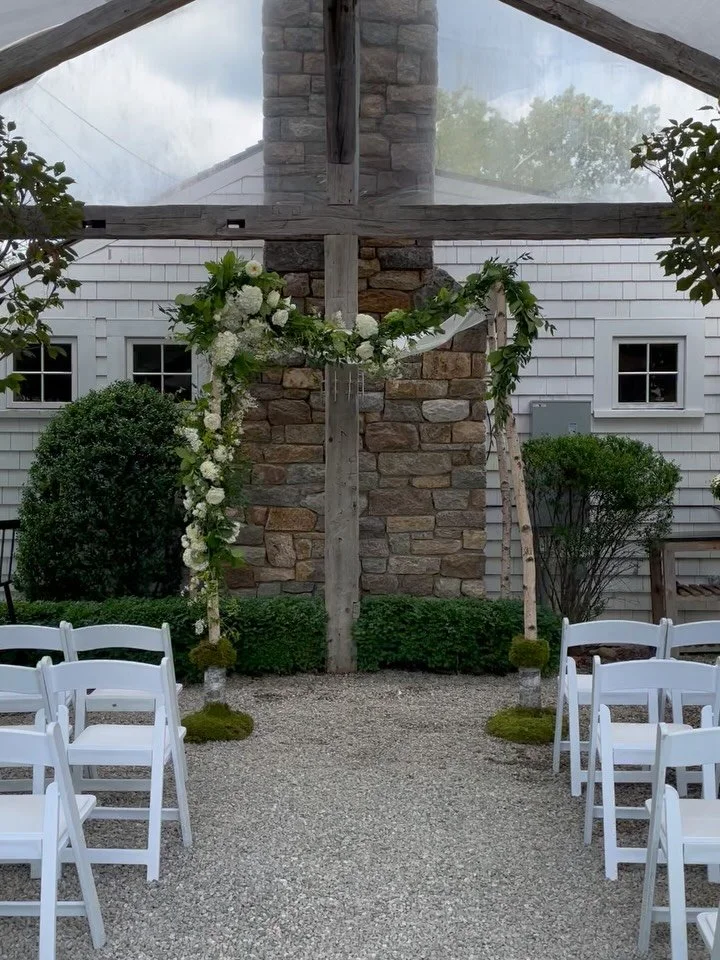 @graybarns offering the most beautiful backdrop for this recent September wedding ceremony and reception.

Congratulations Amanda &amp; Steven!!
9/13/2025

#septemberwedding #fallweddings #newenglandwedding #weddingarch #whitewedding #weddingfloral #
