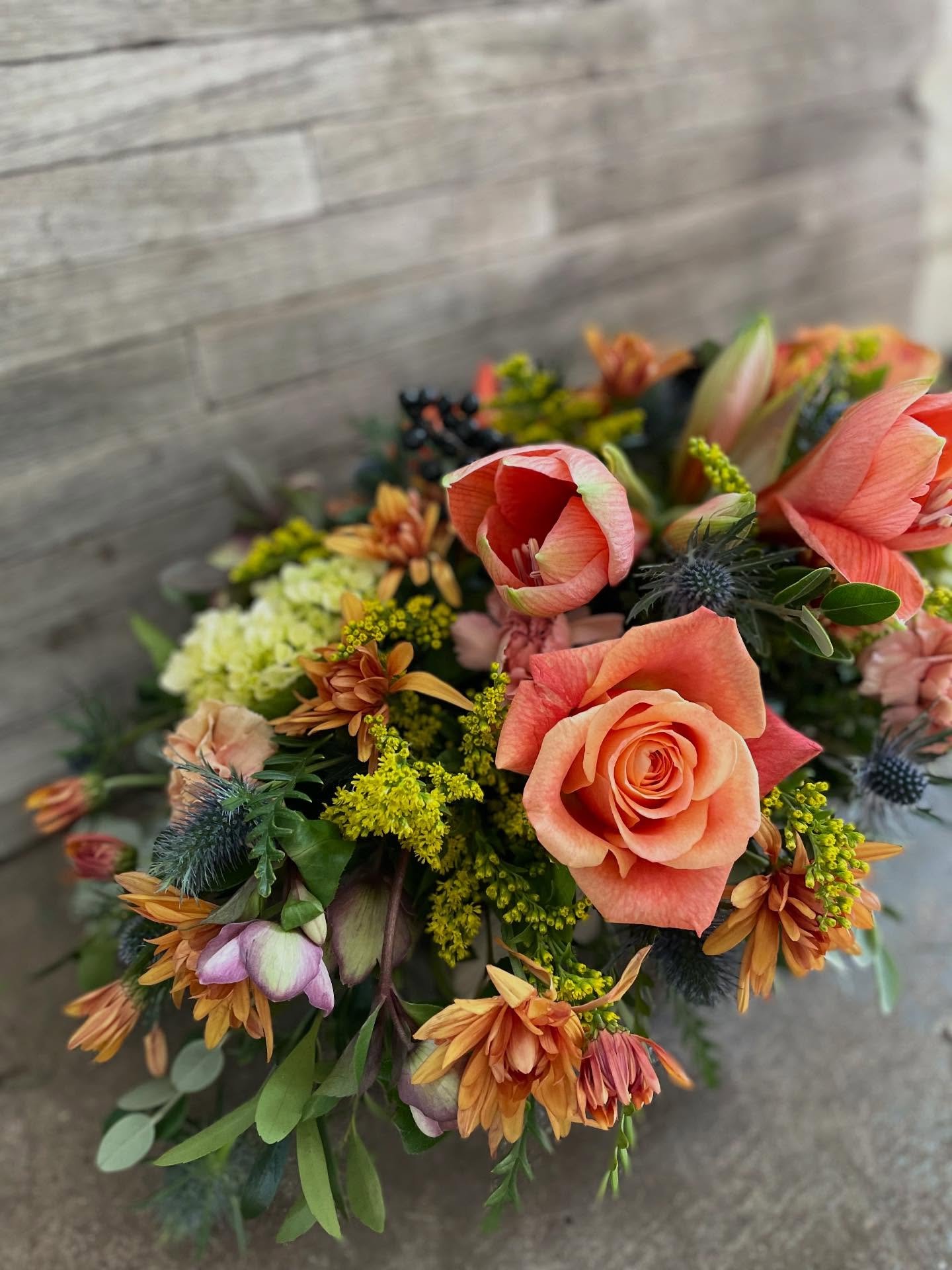 The Thanksgiving countdown is on and we&rsquo;re getting inspired by this beauty from 2024!

Secure your handcrafted centerpiece today by calling or visiting our website 🍂

#thanksgiving #thanksgivingdinner #thanksgivingflowers #thanksgivingcenterpi