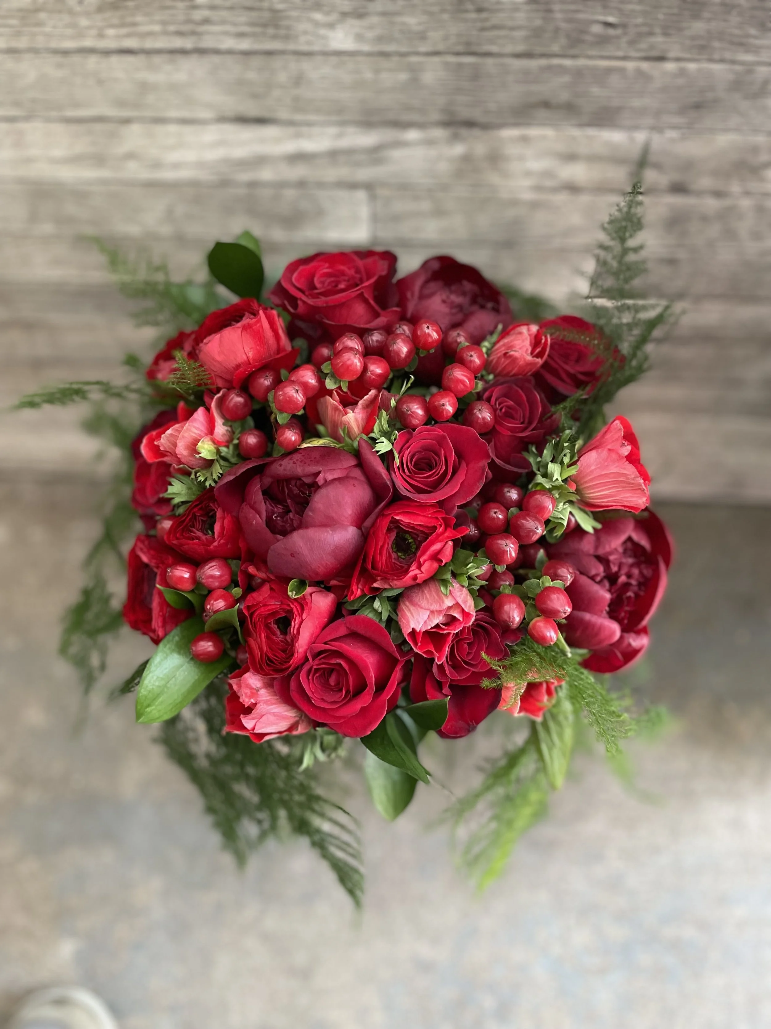 Valentine's Day Vase Arrangement