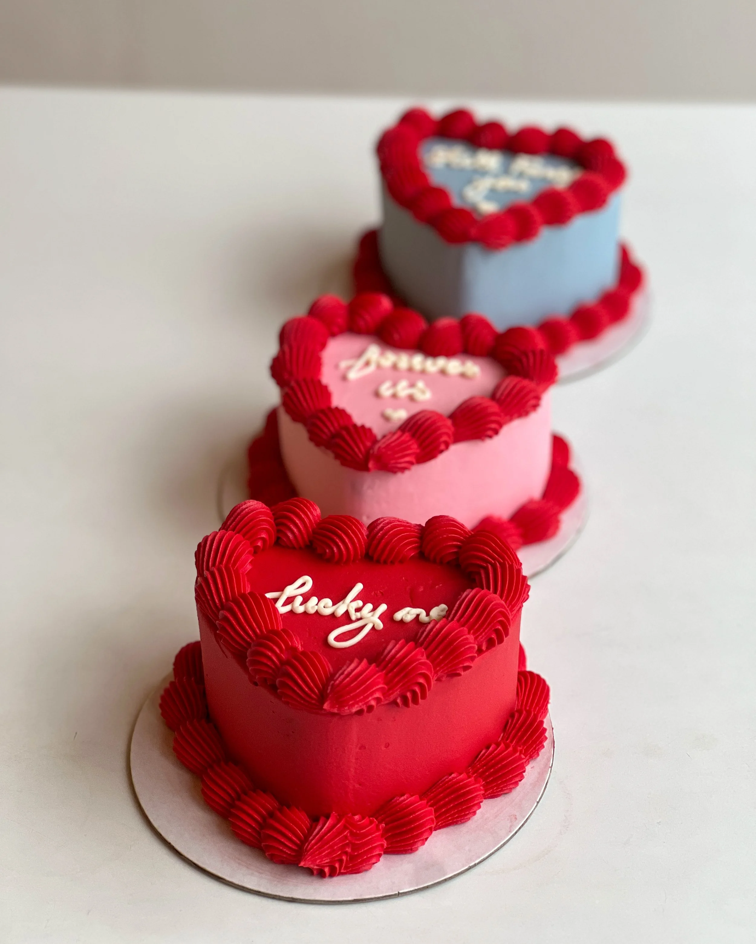 Gluten Free Vintage Heart Bento Cake (feeds 2-3)