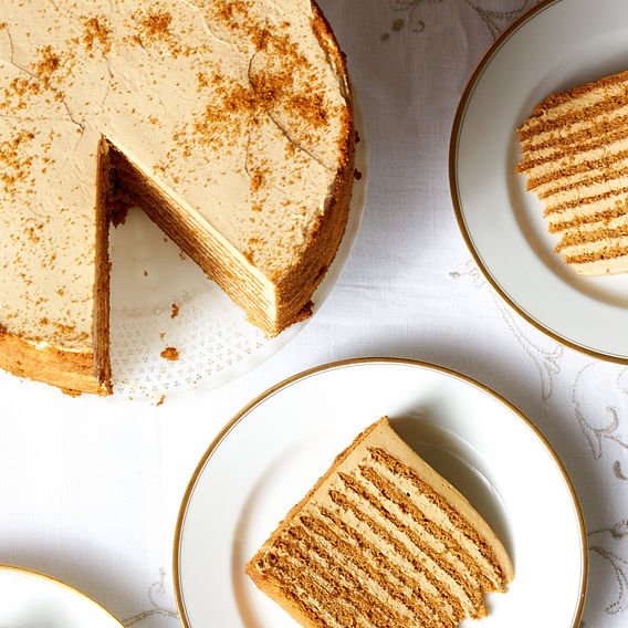 Medovik (Honey Layer Cake)