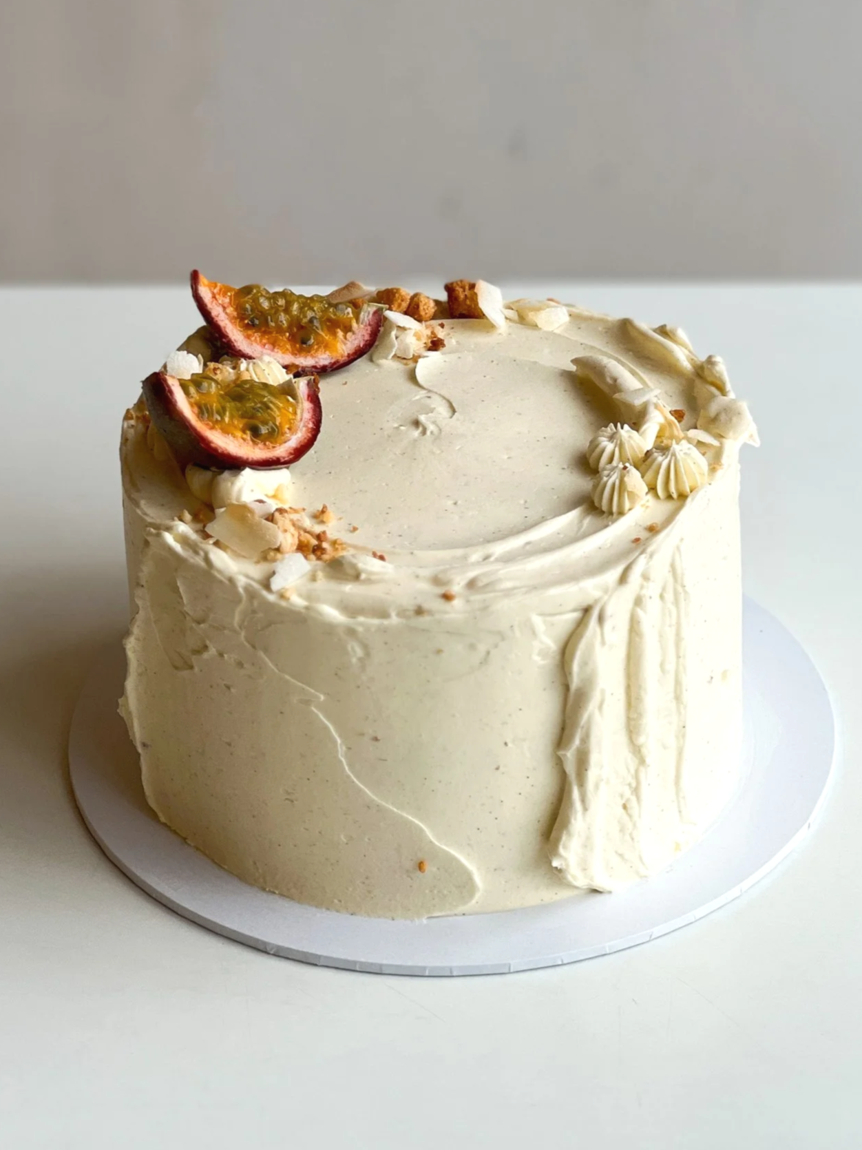 Vegan Coconut Passionfruit Cardamom